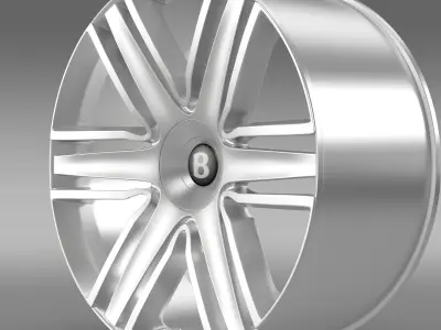 Bentley Continental GTC 2015  rim 3D model