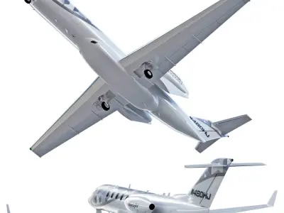 Hondajet Echelon airplane 3D model