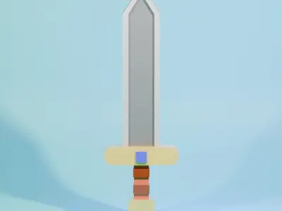 Block Sword Free 3D model