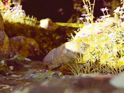 Flower plants Free 3D model