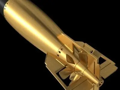 G7e T1 german WW2 Torpedo 3D model