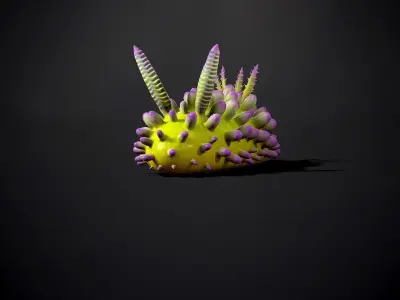 Cadlinella ornati - Game Ready Low-poly 3D model Low-poly 3D model