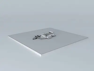 The Water City Free 3D model