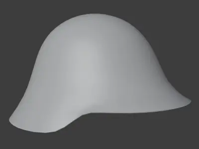 M1934 Spanish Helmet Low-poly 3D model