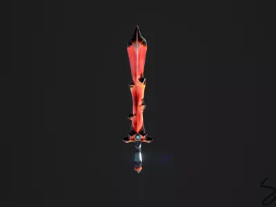 ShuStone Sword Free low-poly 3D model