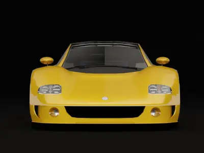 Volkswagen W12 Syncro Free low-poly 3D model