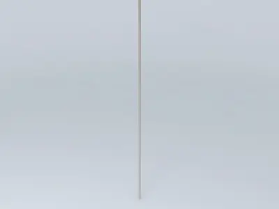 Lighting pole rotatory white castle with maringa Free 3D model