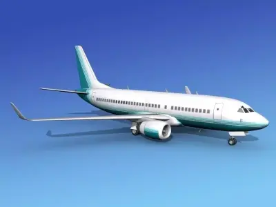 Boeing 737-700ER Corporate 5 3D model