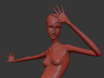 Mannequin 607 coll60 3D model