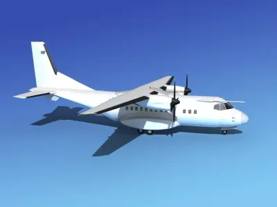 Casa CN-235 Unmarked 3 3D model