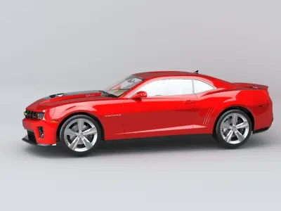 CHEVROLET CAMARO ZL1 Low-poly 3D model