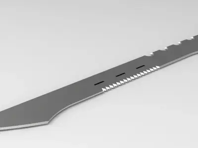 Special Agent Tactical Ninja Sword Free 3D model