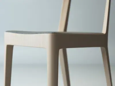 HIROSHIMA SIMPLE CHAIR - MERANO CHAIR Free 3D model
