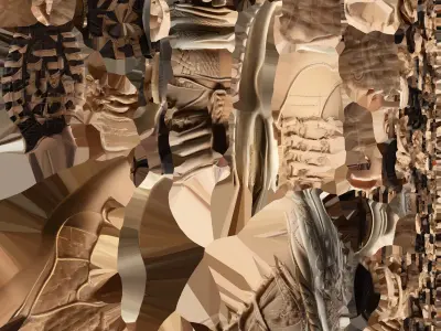 Desert Trek Boots Free low-poly 3D model