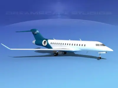 Global Express 8000 V07 3D model