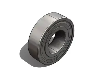 Rolamento de Esferas SKF 6004 2Z Ball Bearing 3D model