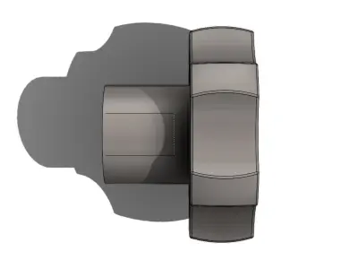 Manipulo Handle Merkbak MSF 4631 M10 3D model