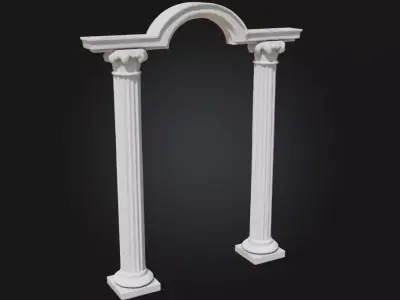 Classical Archway  A Grand Passage Through Antiquity 3D model