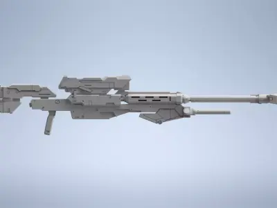 GN Sniper Rifle 3D model