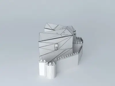 Castle of Siklos - SE Free 3D model