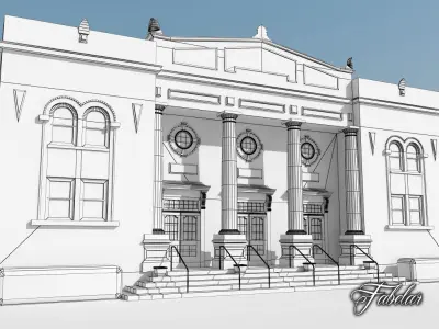 Building 08 3D model