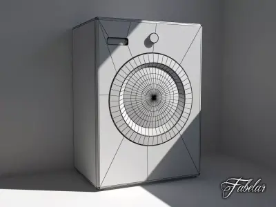 Washing machine 02 Free 3D model