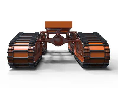 Chassis of Tucker Sno-Cat 442a 3D model