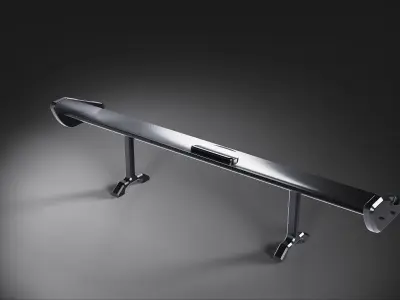 Spoiler coupe rear 3vol 3D model