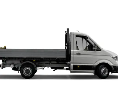 VW Crafter Single Cab Tipper 2021 3D model