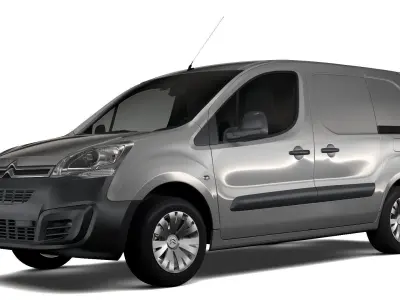 Citroen Berlingo Van L2 Full Electric 2017 3D model