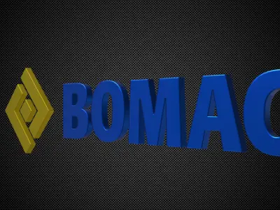 bomag logo 3D model