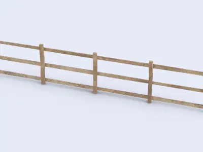 Fence 3D model shop