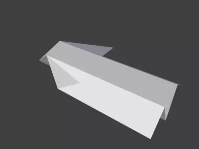 3D Models paper airplane Low-poly 3D model