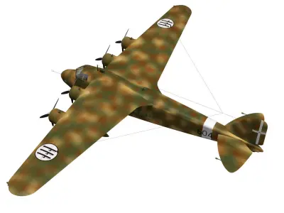 savoia marchetti S74 3D model