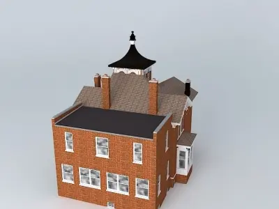 Victorian Mansion Free 3D model