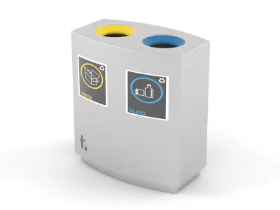 Ashtray Bin Free 3D model