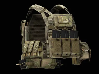 Crye Precision AirLite SPC V3 Low-poly 3D model