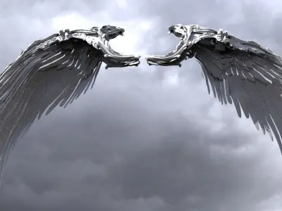 Angel Wings Hybrid Gods  3D model