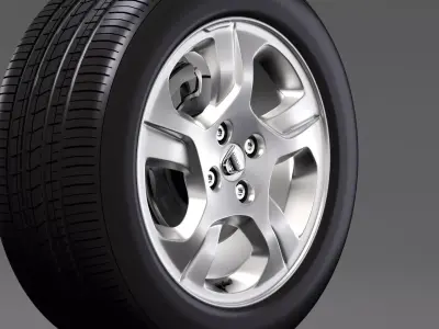 Dacia Logan wheel 2016 3D model