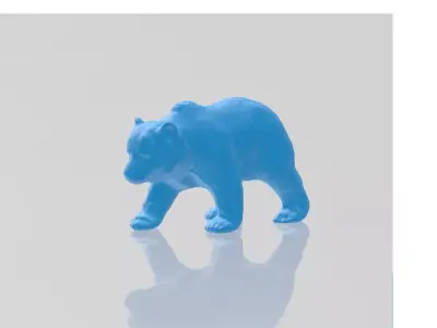 Grizzly - Walking 3d Grizzly Bear Model Free 3D print model