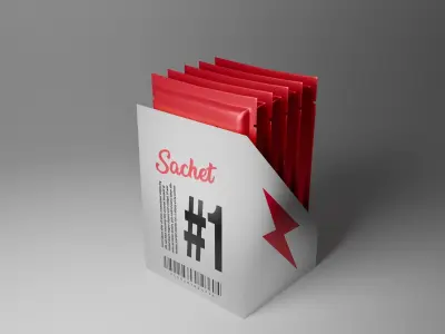 Sachet Pack 3D model