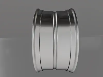 WedsSport Japan Racing Wheel Low-poly 3D model