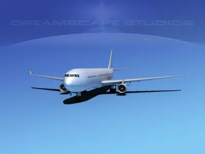 Airbus A330-300 Unmarked 2 3D model