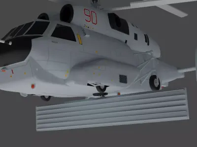 Kamov - Ka-31 - THE AWACS HELICOPTER - 3D model