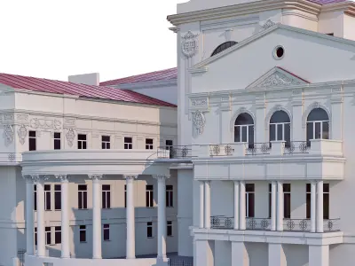 Administrative building 3D model