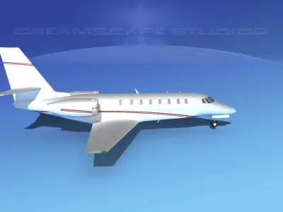 Cessna C680 Citation Soveriegn V10 3D model