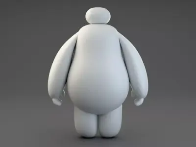Futuristic Companion Bot Stylized 3D Character 3D model