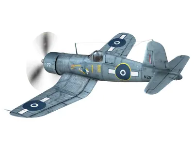 Vought F4U-1A - NZ5277 3D model