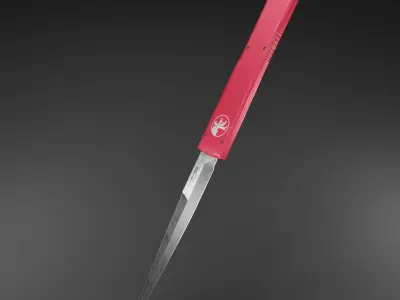 Knife MICROTECH ULTRATECH Low-poly 3D model