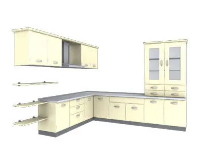 10 Classic Cabinets Collection 3D model